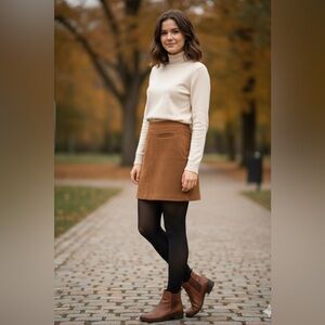 LOFT‎ Brown Mini Skirt